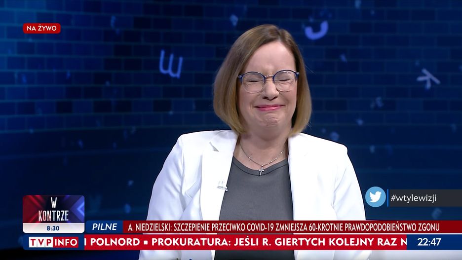 Dorota Łosiewicz starała się zachować powagę. Bezskutecznie