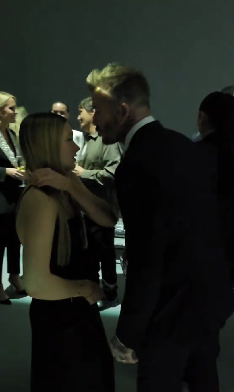 David Beckham chciał pocałować 13-letnią córkę w usta