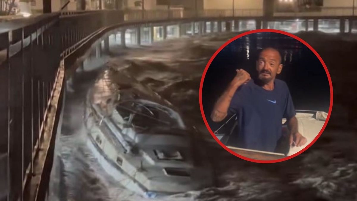 "Porucznik Dan" został na łodzi podczas huraganu. Okazało się, ż