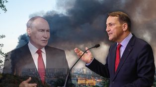 Sikorski ocenia taktykę Rosji. "Putin popełnia błąd III Rzeszy"