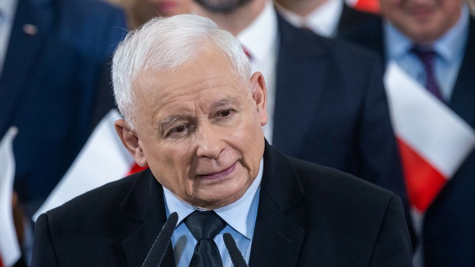 Jarosław Kaczyński podczas konwencji PiS