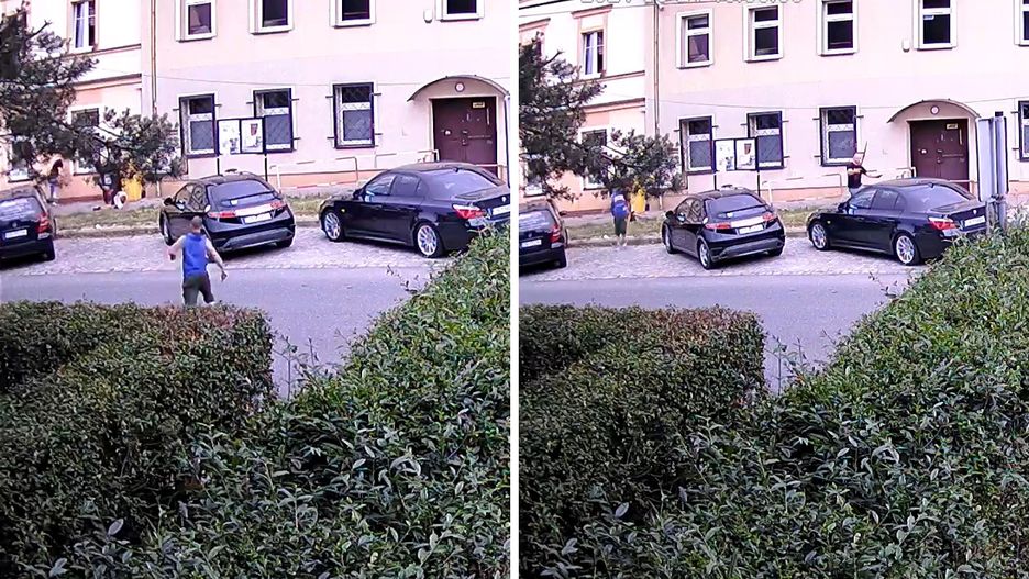 Atak mieczem samurajskim w centrum miasta. Operacja trwała 4 godziny