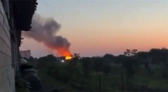 Rosyjski magazyn amunicji wyleciał w powietrze. Atak potwierdzony