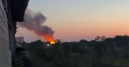 Rosyjski magazyn amunicji wyleciał w powietrze. Atak potwierdzony