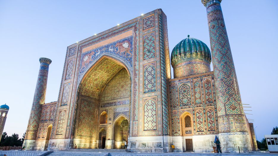 Registan, jeden z najbardziej rozpoznawalnych punktów, nie tylko w Samarkandzie, ale i w całym Uzbekistanie