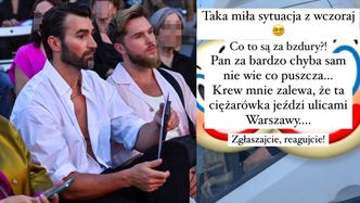 Jacek Jelonek i jego narzeczony spotkali w Warszawie furgonetkę anty-LGBT. Wdali się w dyskusję z kierowcą. "KREW MNIE ZALEWA"