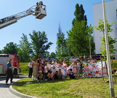 Wzruszająca akcja na onkologii. Dzieci zrobiły niespodziankę chorej koleżance