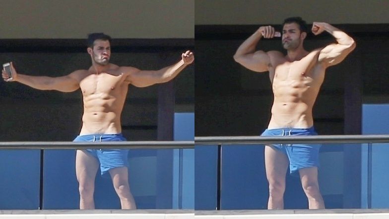 Britney Spears z partnerem urządza sesję zdjęciową na balkonie w hotelu 
