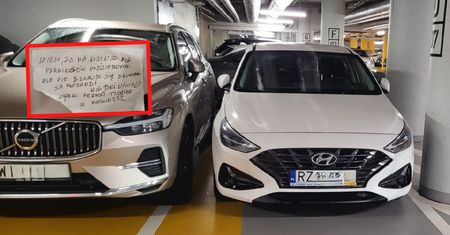 Tak zaparkował w Warszawie. I dostał niespodziankę. "Rozbawiła do łez"