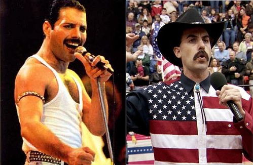 Borat to wykapany Freddie Mercury?