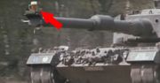 Kufel piwa na lufie czołgu Leopard 2. Niemcy pokazują, jak działa stabilizator armaty