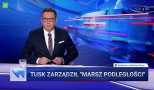 "Wiadomości" idą na całość. Wyglądały jak spot wyborczy wymierzony w Tuska