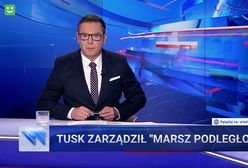 "Wiadomości" idą na całość. Wyglądały jak spot wyborczy wymierzony w Tuska