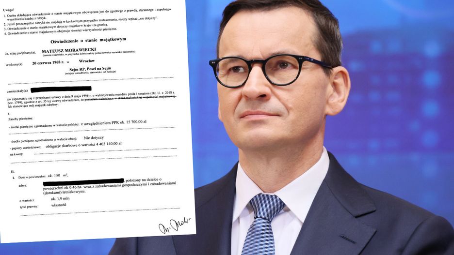 Jest nowe oświadczenie majątkowe Mateusza Morawieckiego