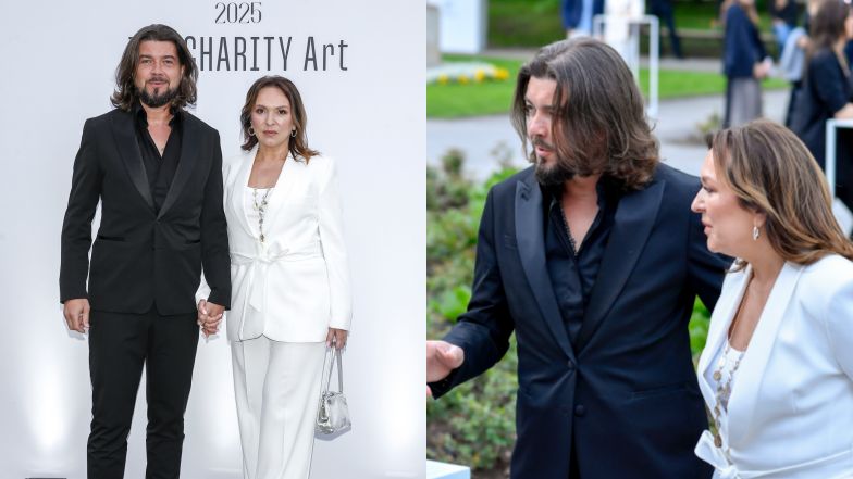 Tomasz Szczepanik z żoną na salonach