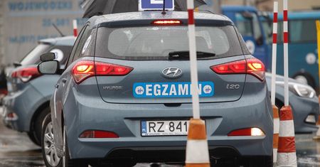 Zdał egzamin na prawo jazdy i od razu usiadł za kierownicą. Został zatrzymany