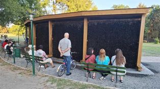 Zamość: Tężnia obok Parku Miejskiego już działa