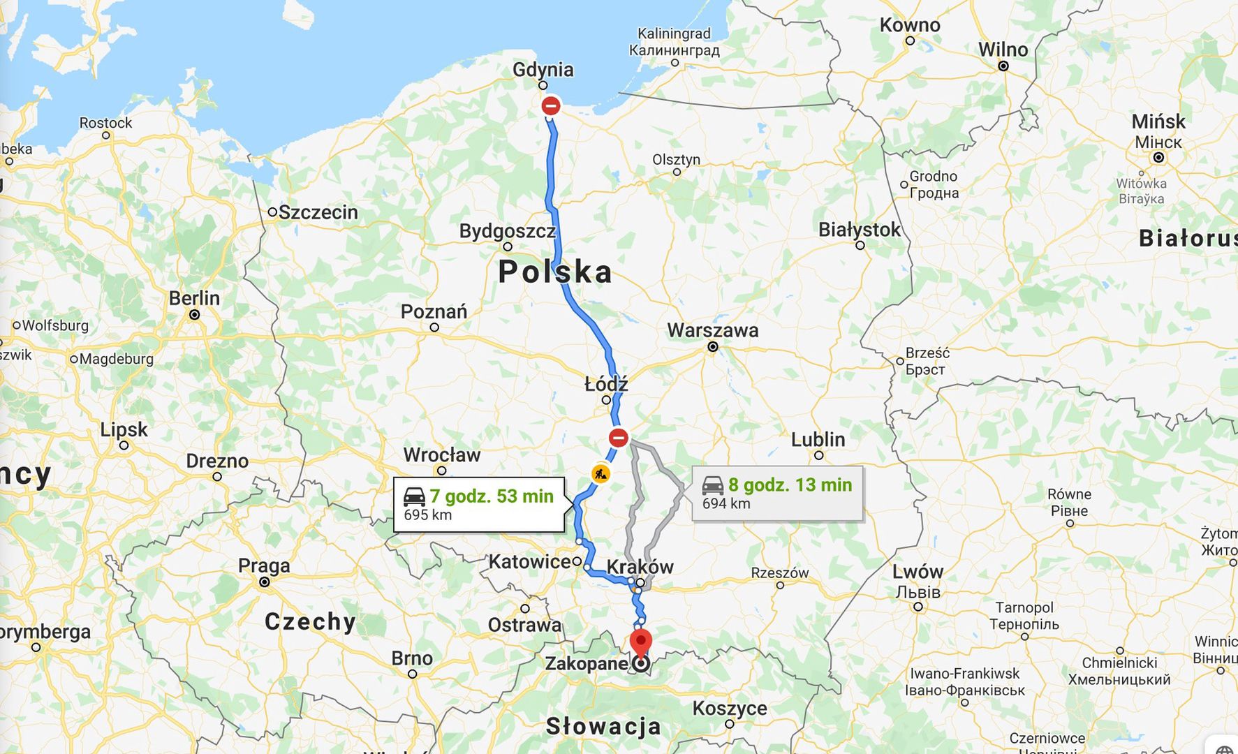 Ceny paliwa w Polsce. Tyle zapłacisz za podróż z Gdańska do Zakopanego