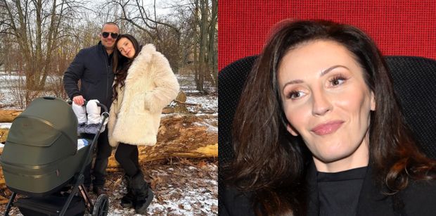 Dominika Serowska o relacjach dzieci Marcina Hakiela z przyrodnim bratem: "Adam nie jest specjalnie zainteresowany bobasem"