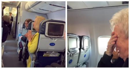 Pilot zaskoczył mamę w trakcie lotu. Wzruszające chwile na pokładzie United Airlines