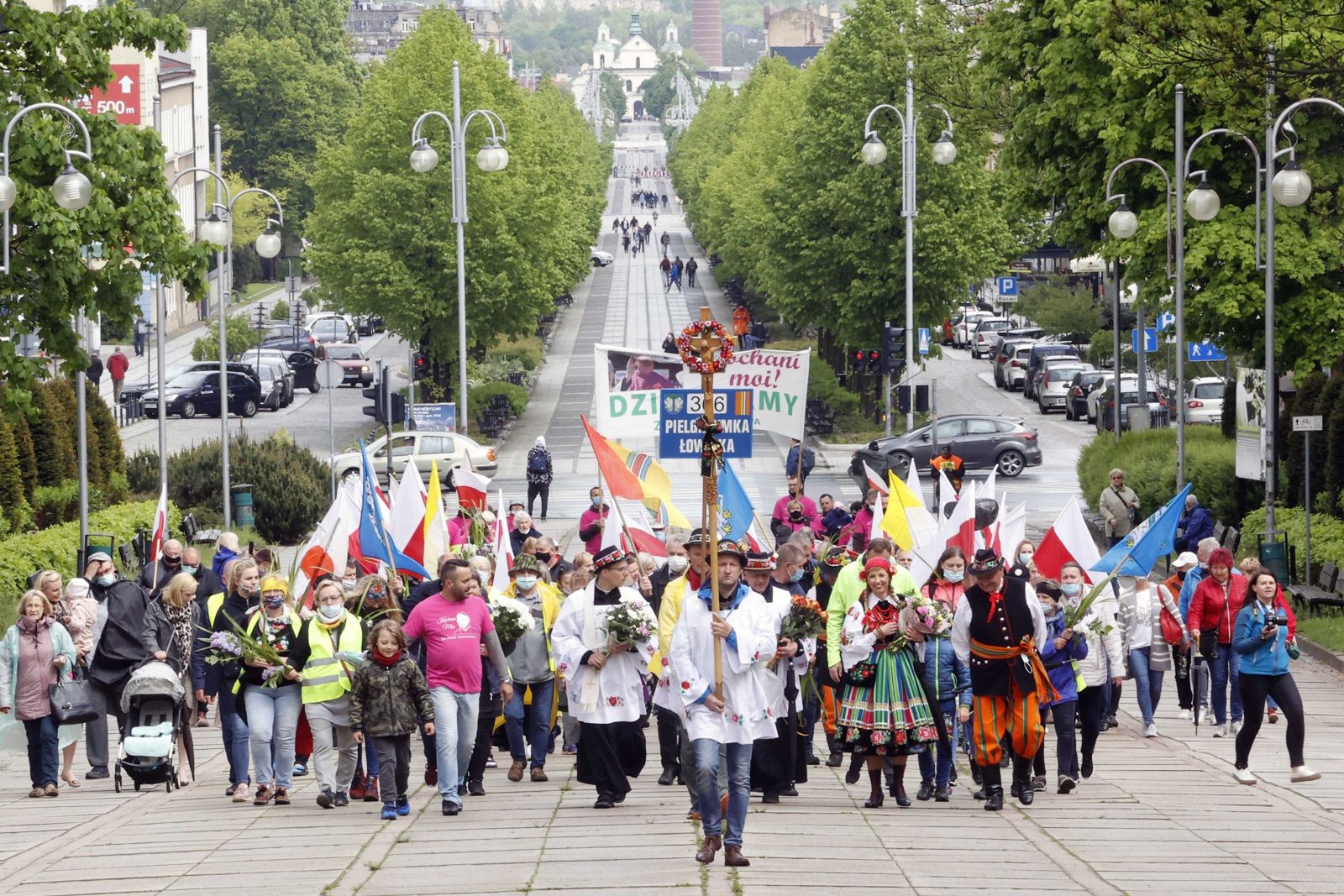 To pierwsza zorganizowana piesza grupa, która w tym roku dotarła na Jasną Górę