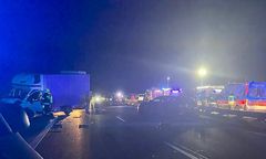 Wielu rannych. Poważny karambol na A2