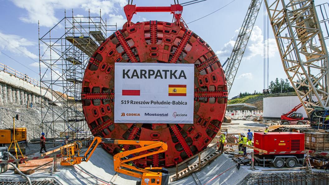 Karpatka ma już zamontowaną tarczę skrawającą