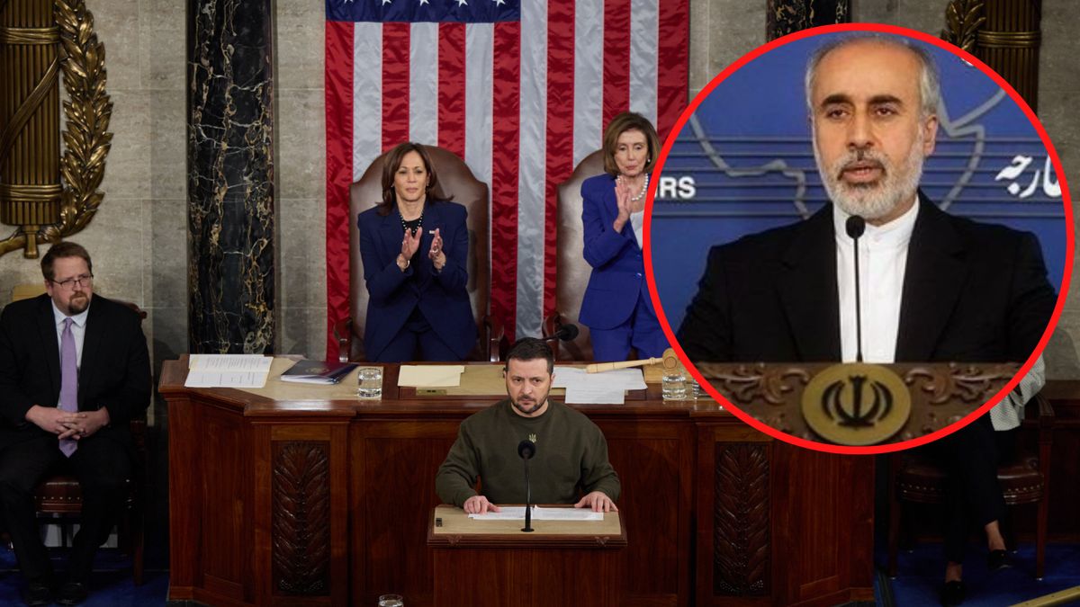 Rzecznik irańskiego MSZ skrytykował wystąpienie Zełenskiego