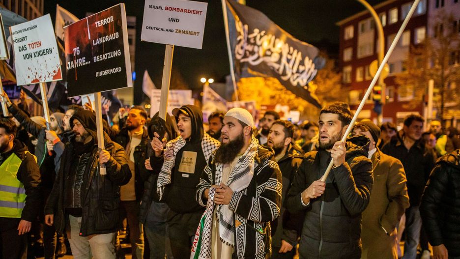 Propalestyńska demonstracja w Essen
