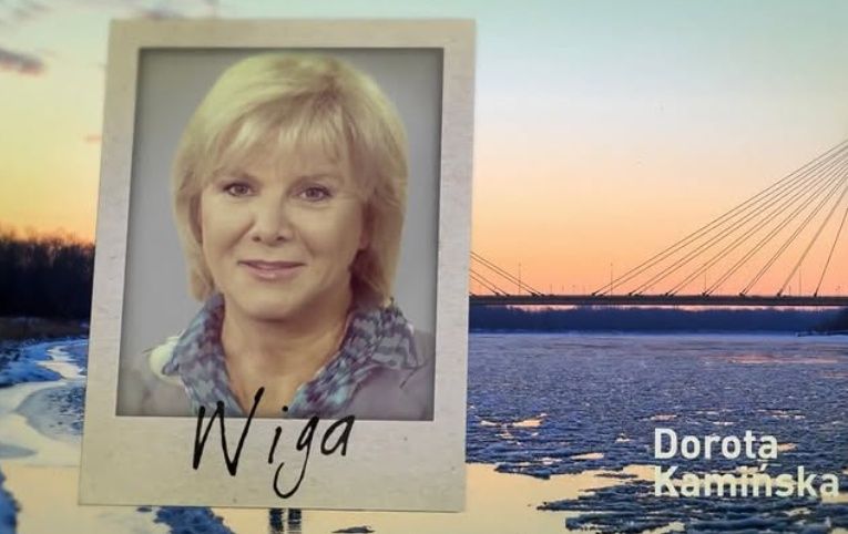 Dorota Kamińska w czołówce "Klanu"
