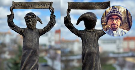 Wrocławski krasnal z podobizną znanego księdza. "Dorobiłem się"