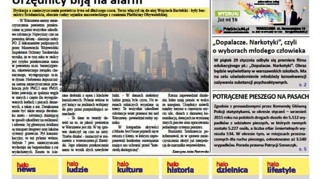 Gazeta „Halowawa.pl” zyskała nową szatę graficzną