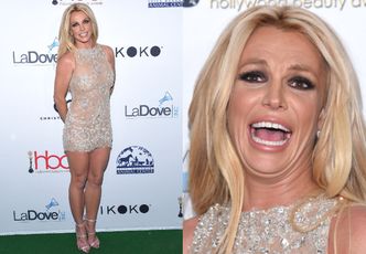 Dziwne minki Britney Spears na "Beauty Awards"