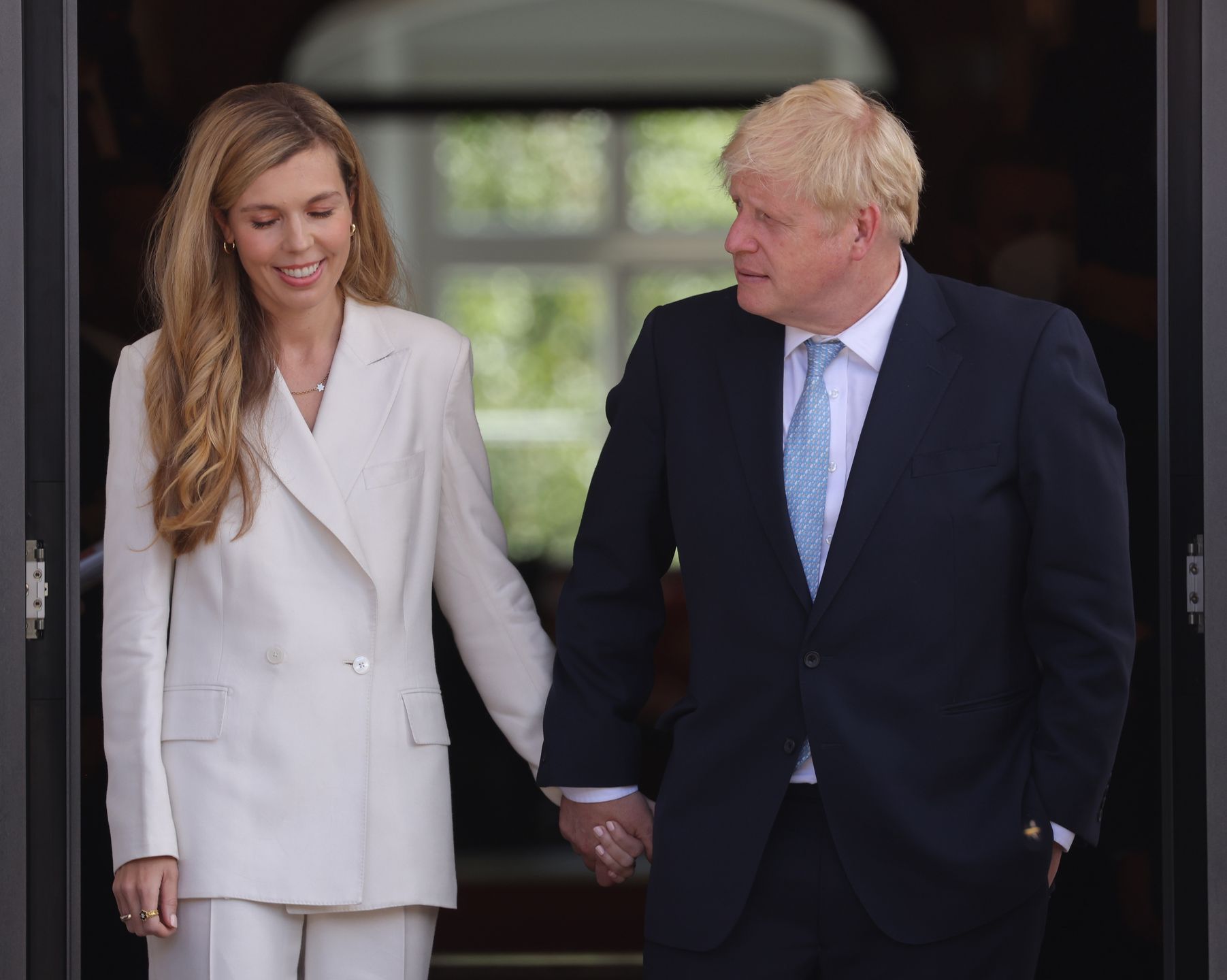 Boris Johnson z żoną Carrie Symonds