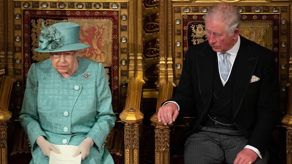 State Opening Of ParliamentLONDON, ENGLAND - DECEMBER 19: Queen Elizabeth II delivers the Queen's Speech alongside Prince Charles, Prince of Wales in the House of Lord's Chamber on December 19, 2019 in London, England. In the second Queen's speech in two months, Queen Elizabeth II unveiled the majority Conservative government's legislative programme to Members of Parliament and Peers in The House of Lords.  (Photo by Leon Neal - WPA Pool/Getty Images)Leon Neal