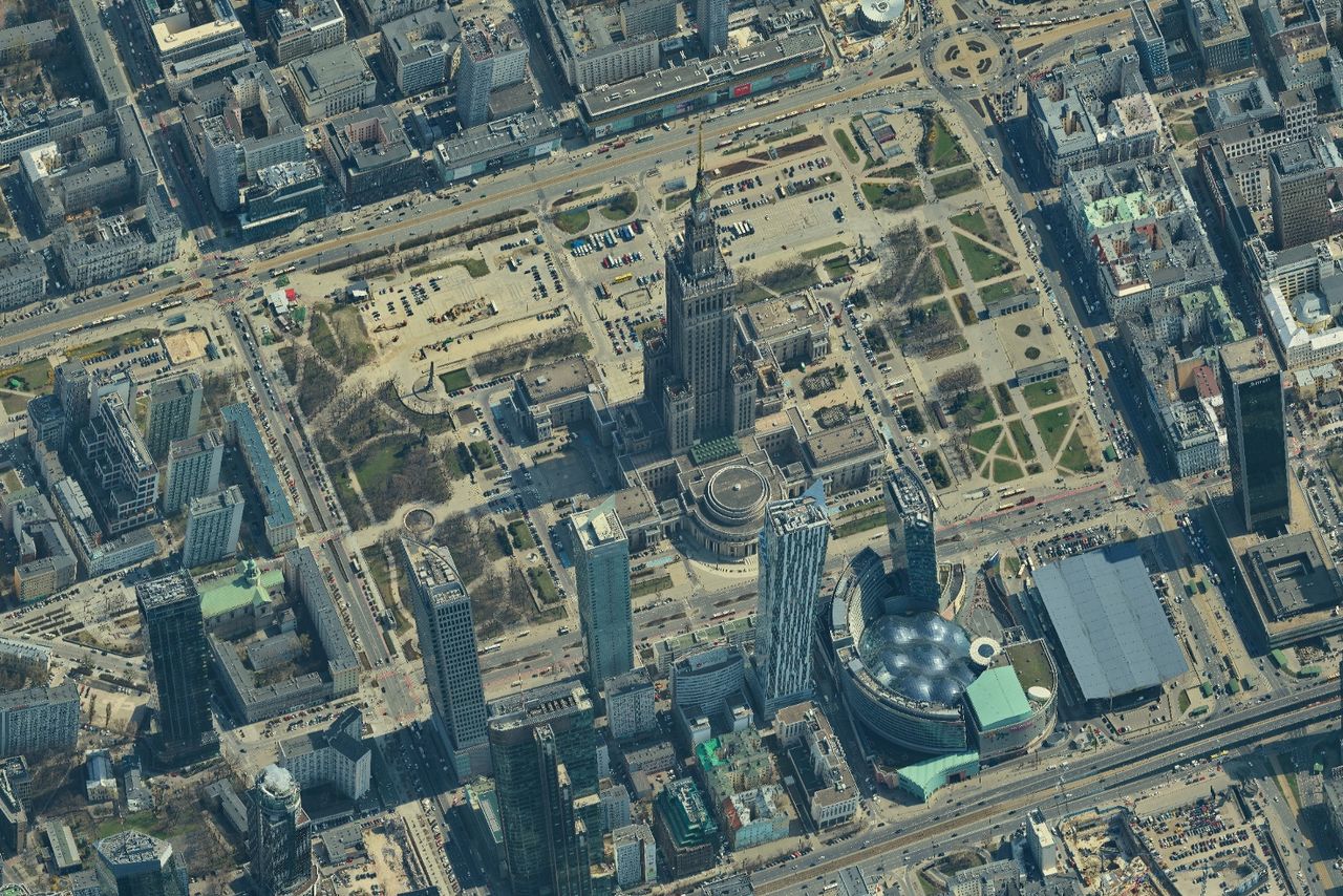 Ukośna mapa Warszawy już dostępna. Spójrz na stolicę z innej perspektywy