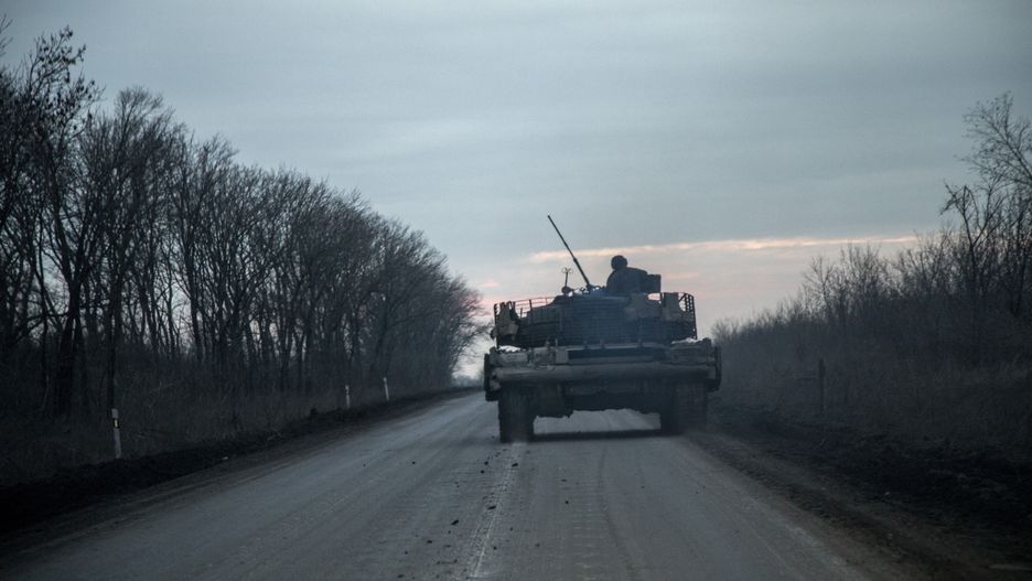 Traces of Russia-Ukraine in Donetsk Oblast
DONETSK OBLAST, UKRAINE - FEBRUARY 22: A Ukrainian military tank drives by near the Umanske frontline, recently claimed by the Russian troops, while Saturday, February 24, 2024 marks the second anniversary of the Russia-Ukraine war in Donetsk Oblast, Ukraine on February 22, 2024. (Photo by Narciso Contreras/Anadolu via Getty Images)
Anadolu
arrest warrants, 2nd, 2nd anniversary, aftermath, anniversary of russia-ukraine war, civilian casualities, military vehicle, missile attack, russian troops, second, second anniversary, shelling, soldiers, tank, ukrainian forces, umanske