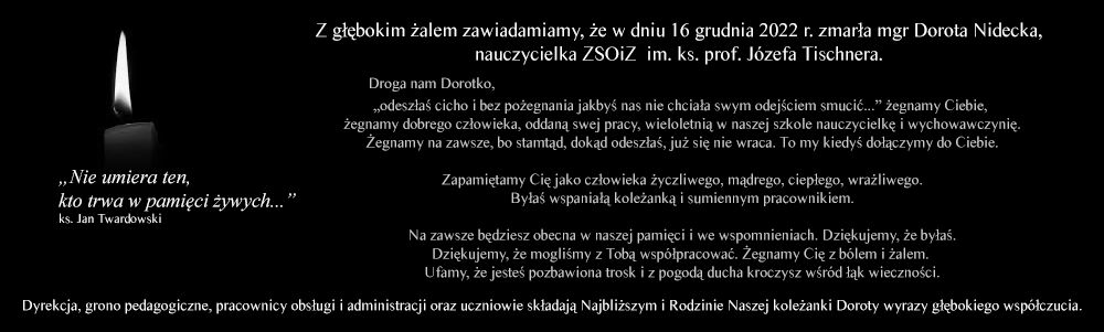 Nie żyje młoda nauczycielka