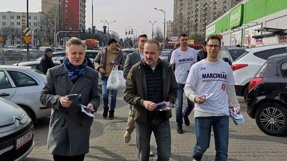 Krzysztof Hetman wspierał w kampanii wyborczej Michała Marciniak