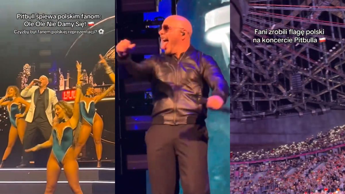 Pitbull wystąpił w Polsce. Działo się, oj działo
