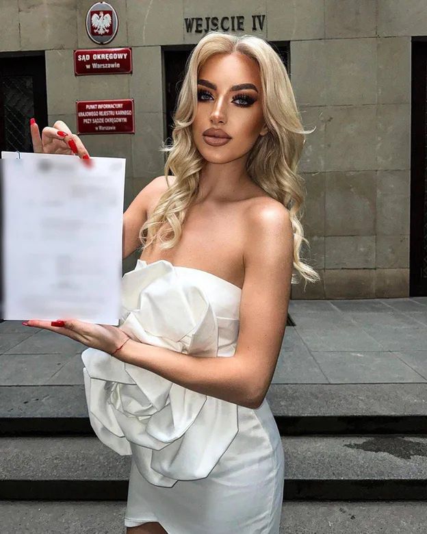 Caroline Derpienski pokazała pismo od prawnika