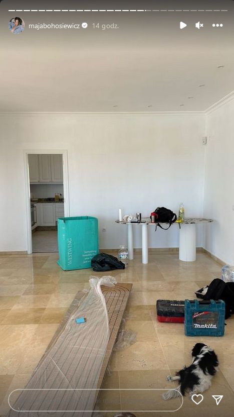 Maja Bohosiewicz relacjonuje remont hiszpańskiego gniazdka