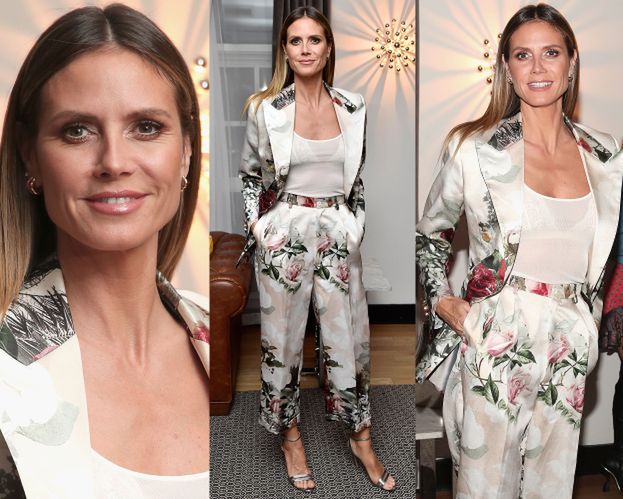 Wiosenna Heidi Klum na pokazie mody