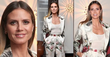 Wiosenna Heidi Klum na pokazie mody