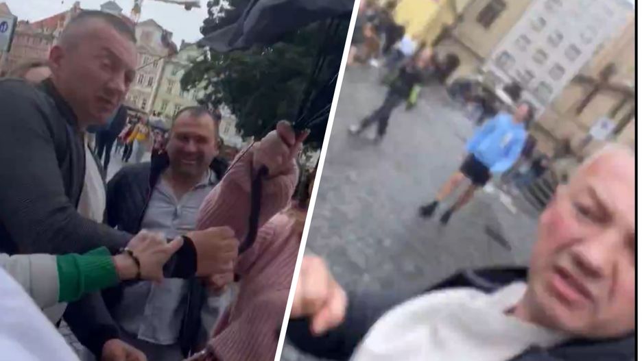 Atak na ukraińskich wolontariuszy w Pradze