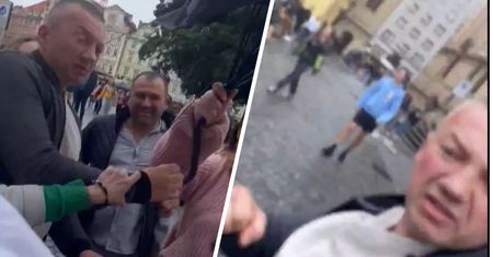 Incydent w centrum Pragi. Rosjanie ruszyli na wolontariuszy z Ukrainy