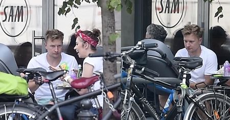 Wesołowski na obiedzie z żoną i córką (WIDEO)