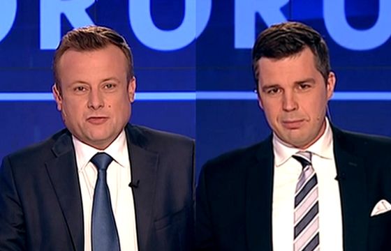 Adrian Klarenbach i Michał Rachoń za Sławomira Mokrzyckiego gospodarzami „Forum” w TVP Info
