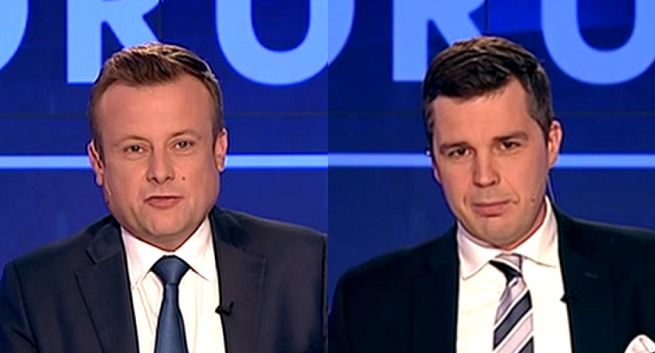 Adrian Klarenbach i Michał Rachoń za Sławomira Mokrzyckiego gospodarzami „Forum” w TVP Info