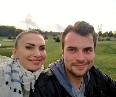 Agnieszka Maciąg z synem